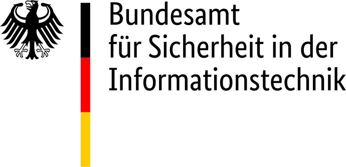 Logo of the German Bundesamt für Sicherheit in der Informationstechnik.